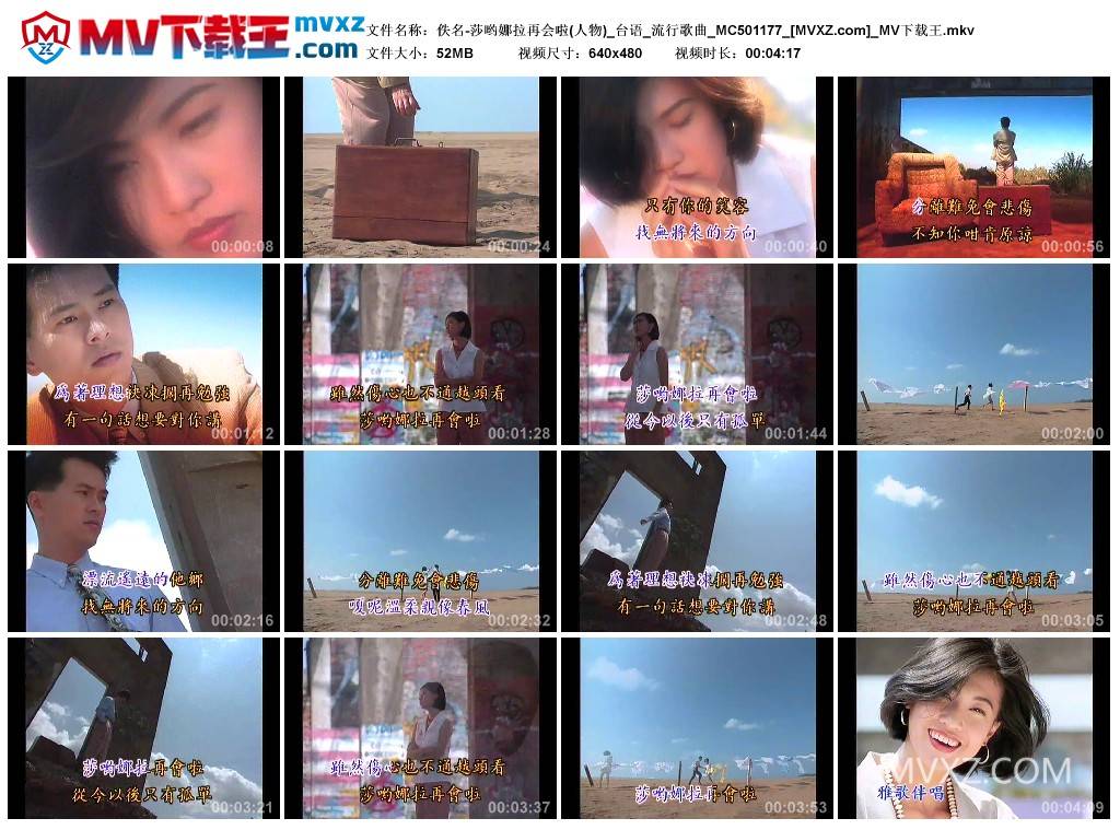 佚名-莎哟娜拉再会啦(人物)_台语_流行歌曲_MC501177